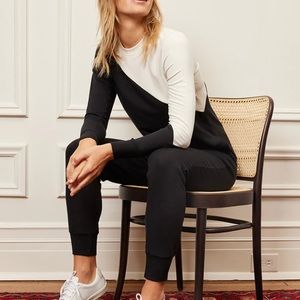 Summersalt Black French Terry Jogger Sweatpants